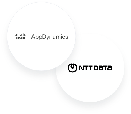 AppDynamics and ThousandEyes logos